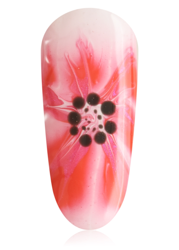 A floral design made with Blooming Gel.