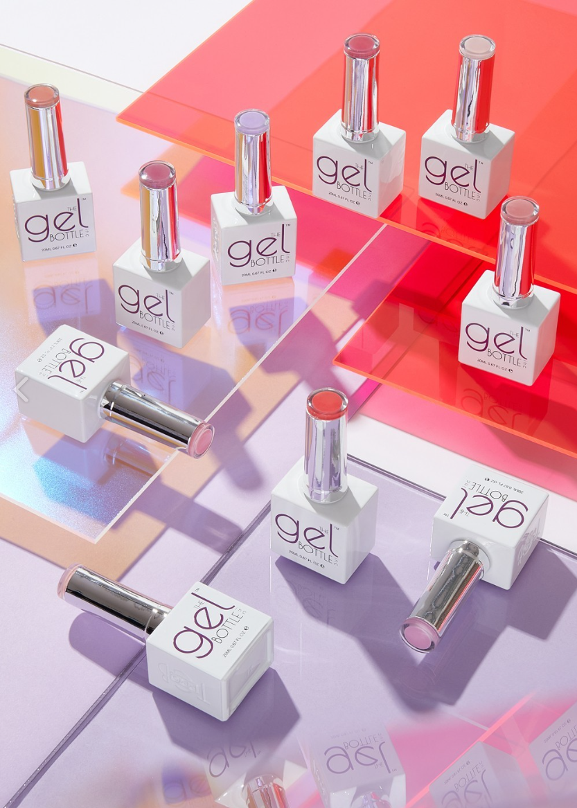 A collection of gel vegan nail polish from TGB