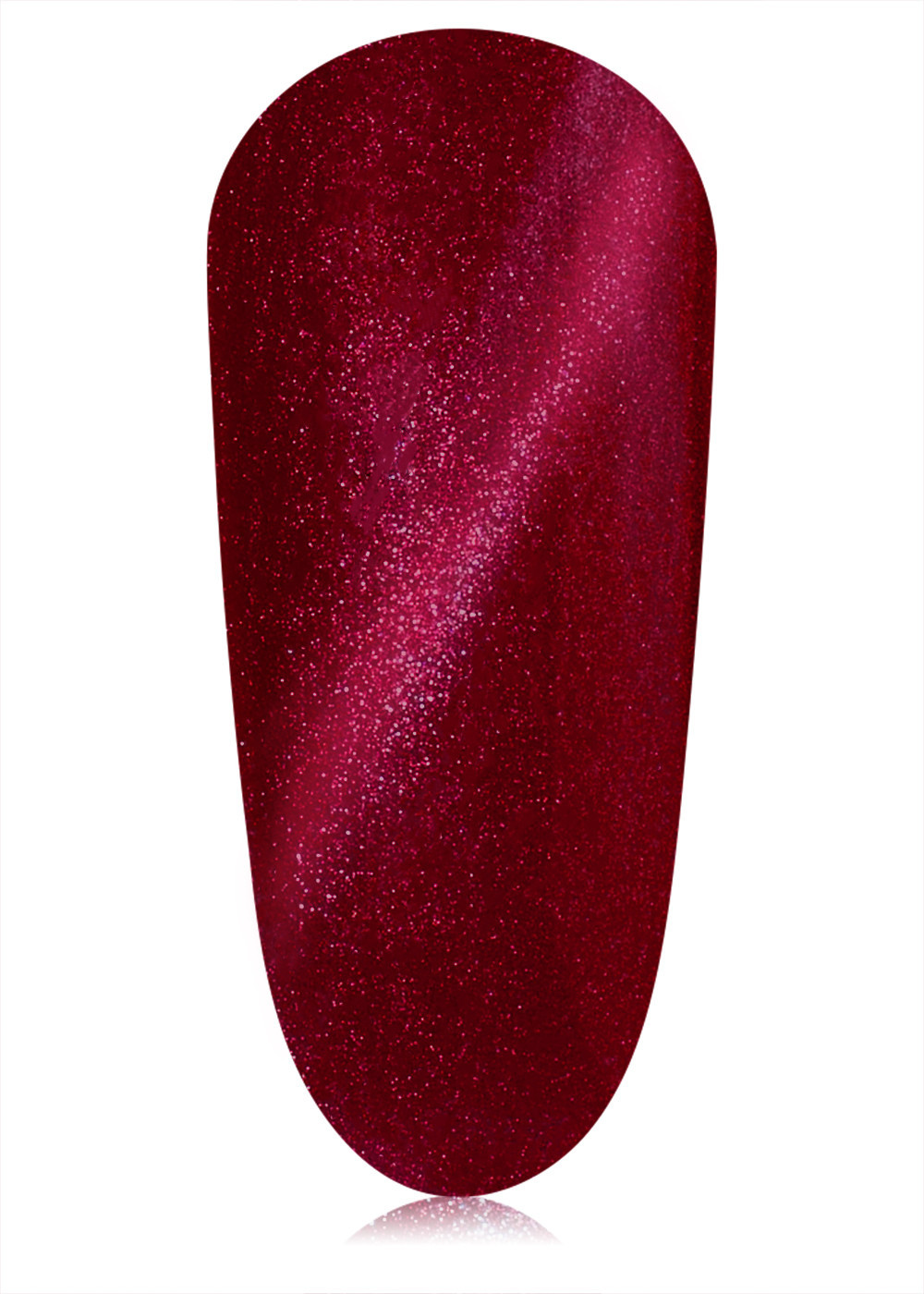sparkly red cat eye